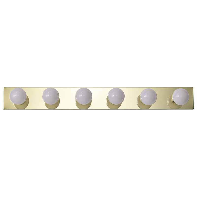 Naber 6 - Light Dimmable Vanity Light, Polished Brass