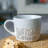 Nicola Spring - Dipped Dash Stoneware Coffee Mugs - 450ml-60545437