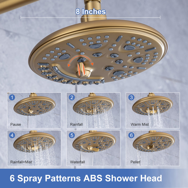 Rainlex Kitchen Faucet, Brushed Gold