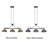 Nuccio 3 - Light Dark Brown Kitchen Island Pendant