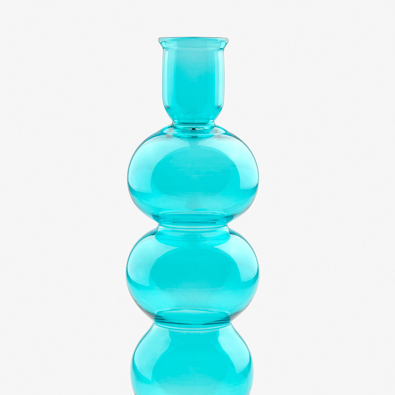 Bursten Glass Tabletop Candlestick