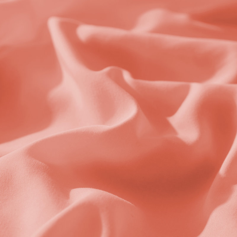 Ensemble de draps en microfibre rafraîchissant Nanotex avec poches profondes, Corail