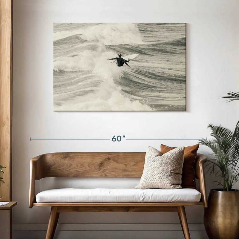 Senne surfeurs rétro, H 30 po x l 45 po