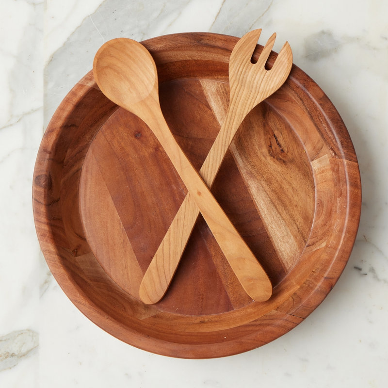 Mediterranean Salad Servers - Cherrywood