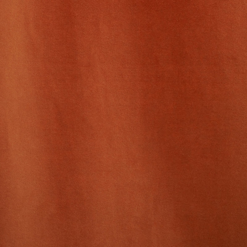 Anjola Velvet Room Darkening Curtain Single Panel, Rust, 52" W x 96" L