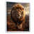 White Floater Frameed Canvas
