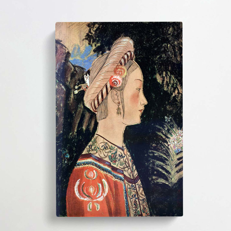 Kosenbi by Fujishima Takeji - Wrapped Canvas, 60cm H x 40cm W x 3cm D