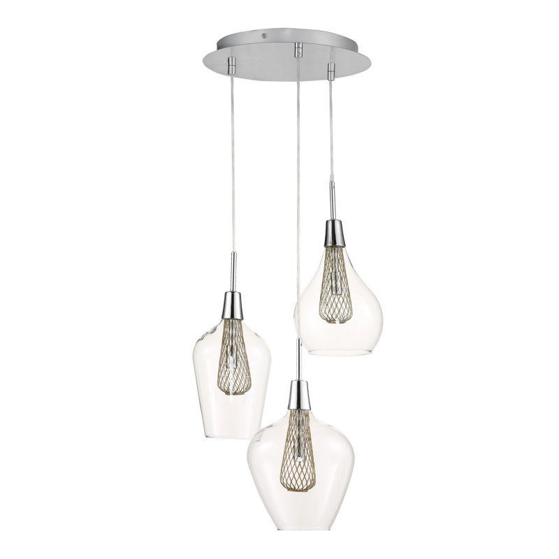 Filo 3-Light Cluster Pendant