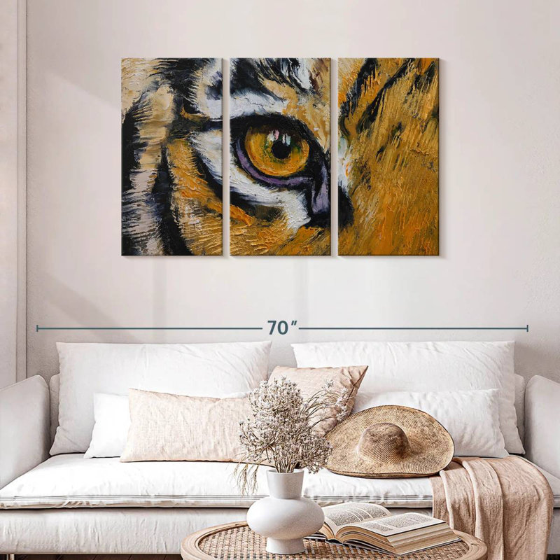 Tiger Eye, 28" H x 45" W