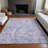 Premium Machine Washable Prisco Plum Rug-630858476