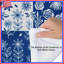 Édredon à motif floral bleu et blanc-127458920