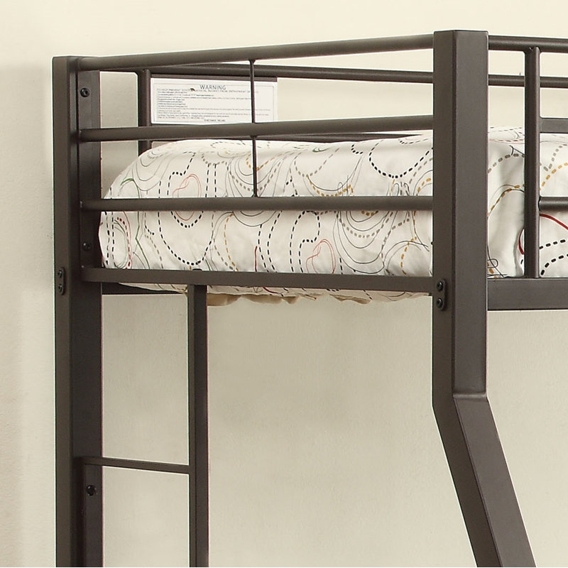 Hendry Kids Bunk Bed, Sandy Brown, Twin Over Full