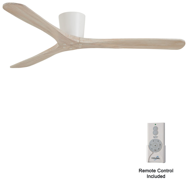 Minka Aire Avtur - 60" Ceiling Fan, Beach Wood, White