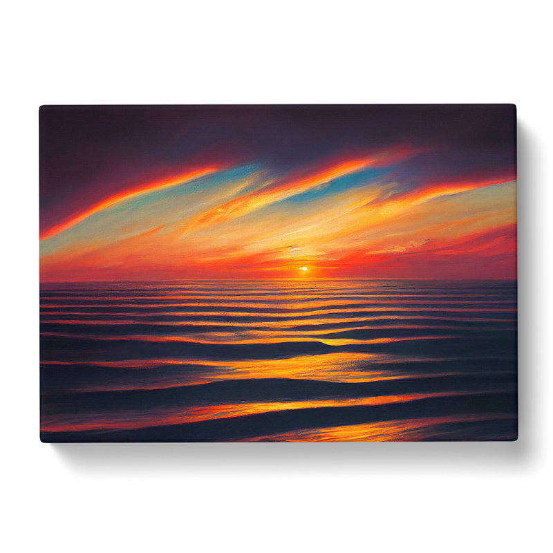 XXX-H1022-WF-8619X Sunset Seascape Vol.1 - Wrapped Canvas Print