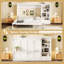 Grand lit escamotable avec compartiments de rangement à hauteur réglable et tablette, cadre de lit mural avec 1 tiroir, lit plateforme pliable multifonctionnel pour chambre à coucher, chambre d'amis-133422682
