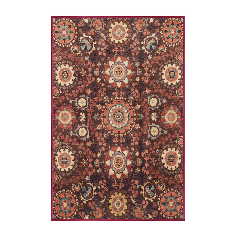 Abstract Indoor Rug, Rectangle 5' x 7'