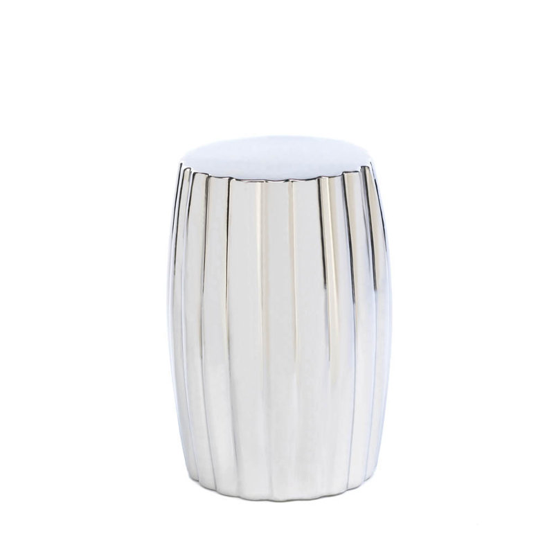 Maleeha Ceramic Accent Stool