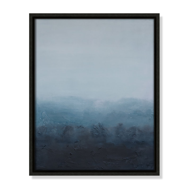 Elemental I Print by S.H. Khan, 12.5'' W x 15.5'' H, Espresso Floater