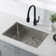 28'' L Undermount Single Bowl Stainless Steel Kitchen Sink