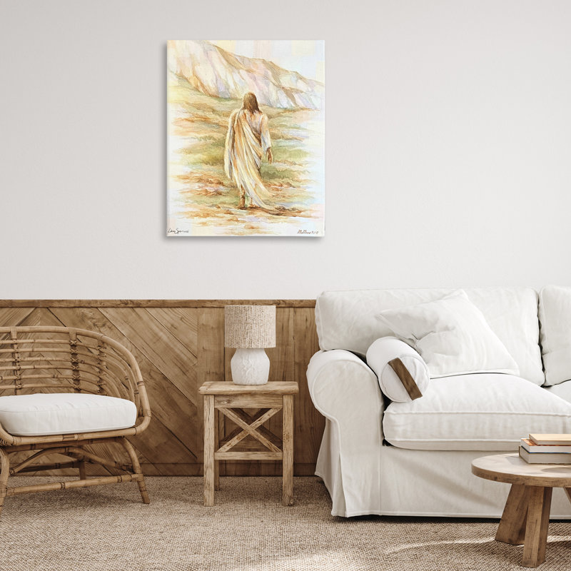 «Forty Days Jesus Walking», art mural par Linda Sperruche, H 30 po x l 40 po