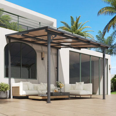 10 pi. L 10 pi. Pergola en métal