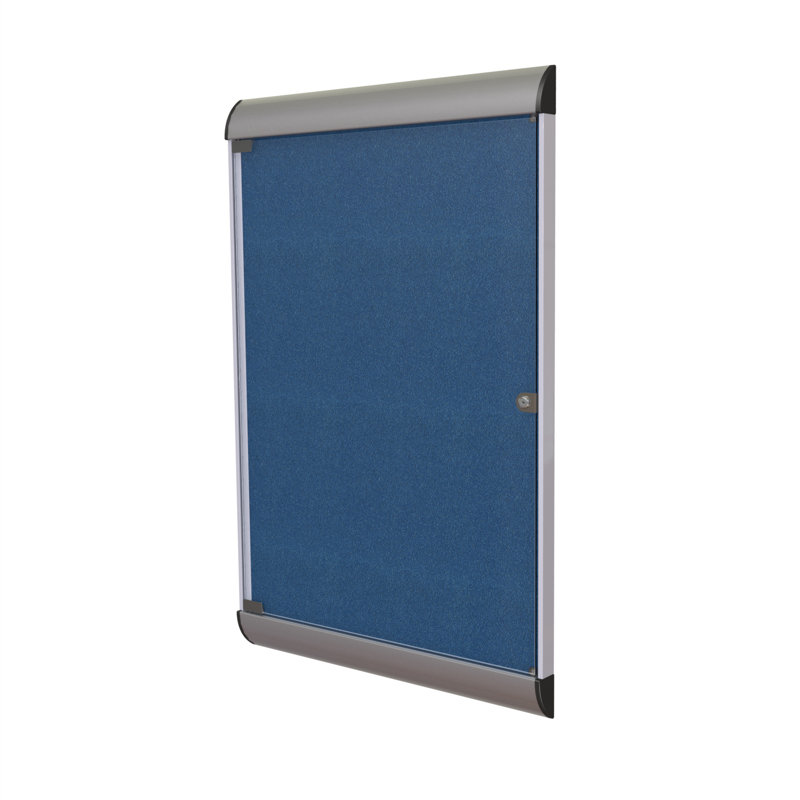 Tableau d'affichage magnétique Silhouette, Satin, Vinyle bleu marine