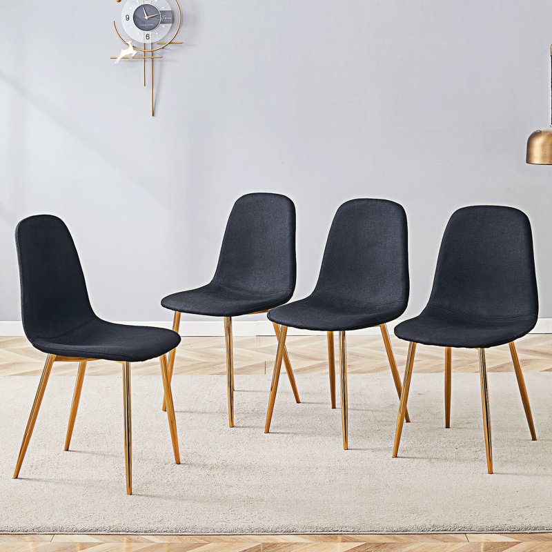 Ensemble de 4 chaises de salle à manger rembourrées