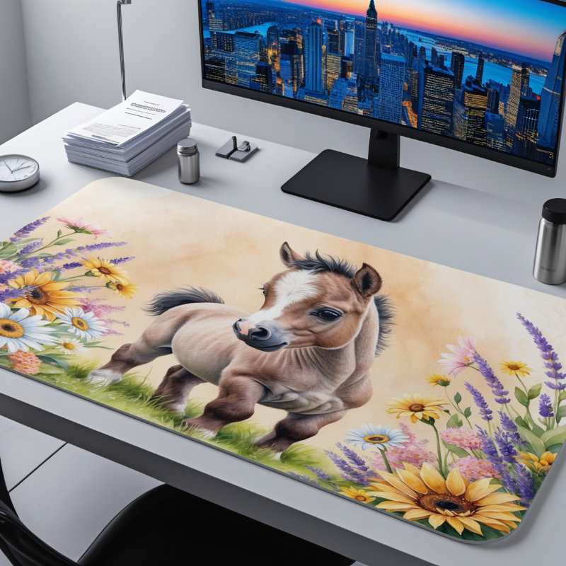 Polyester Desk Pad, 31.5x15.5