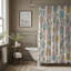 Subtle Doodle Dessins - rideau de douche standard 1 pièce-151925909