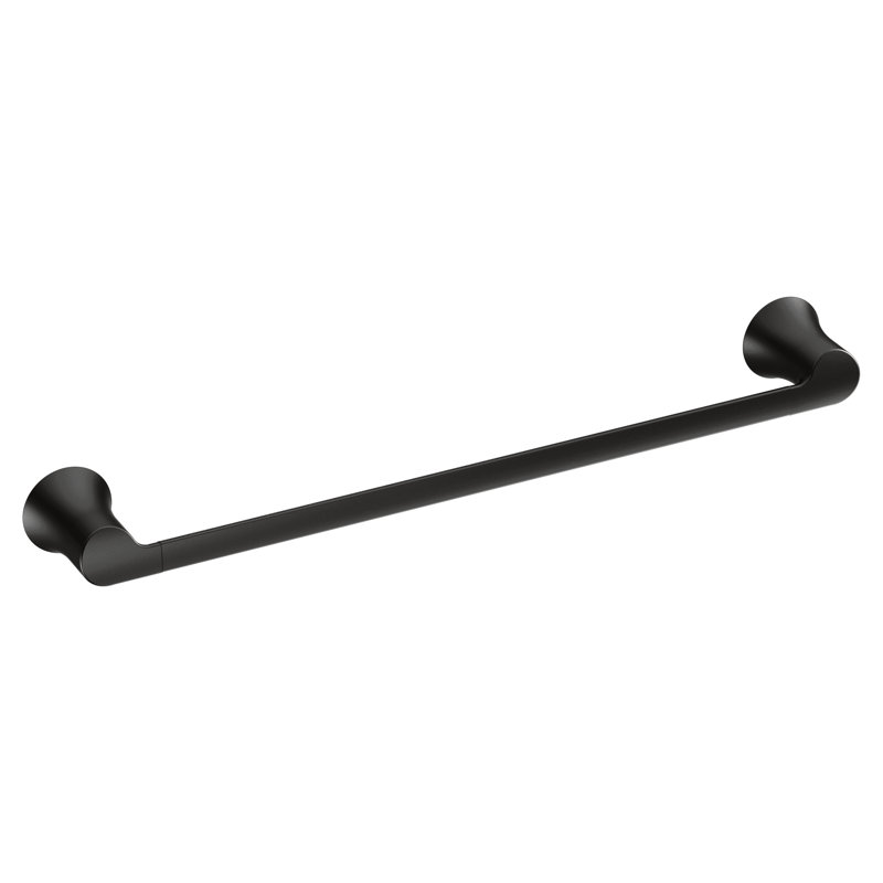 Doux 18" Wall Mounted Towel Bar, Matte Black