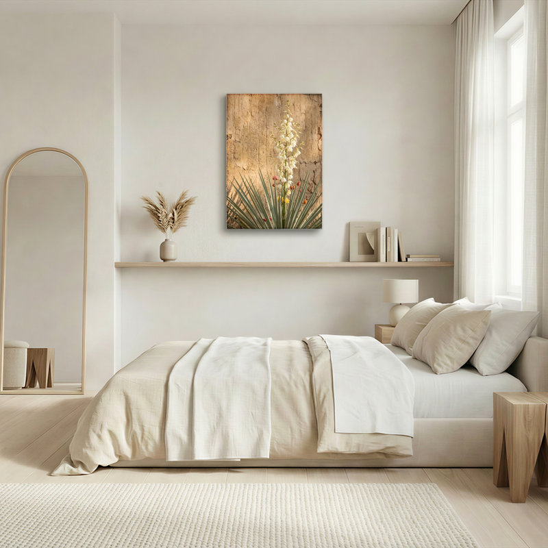 "Floral Botanical", reproduction d'art sur toile, ensemble de 1, 36"H x 24"W, Wrapped Canvas