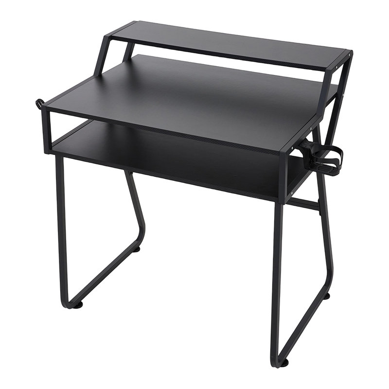 Adjustable Metal Base Computer Desk