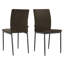 48cm H Velvet Upholstered Metal Armchair-2066400289