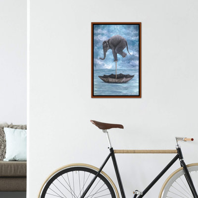 «Elephant in Balance» par Coco De Paris - impression d'art graphique