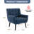 Tufted Upholstered Wide Back Armchair（Set of 2）-412486724
