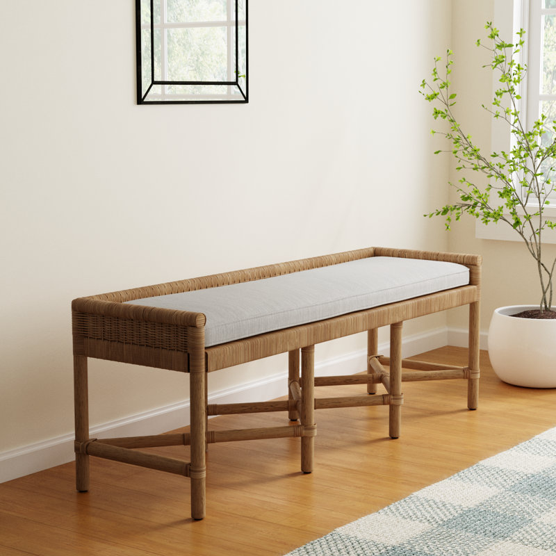 Adalard Polyester Blend Upholstered Bench