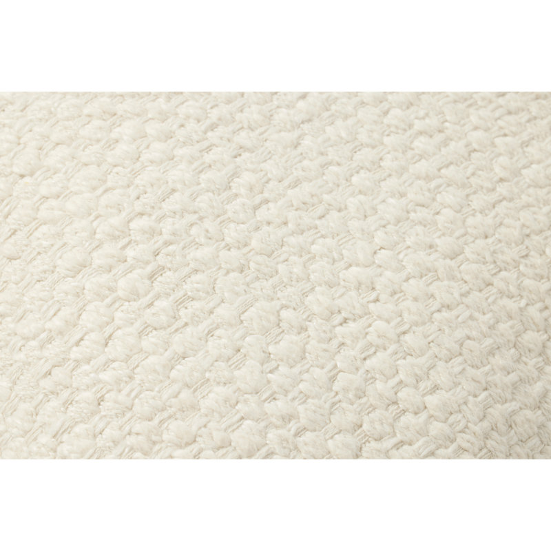 Lenette Loloi Pillow Throw, Polyester/Polyfill, Ivory