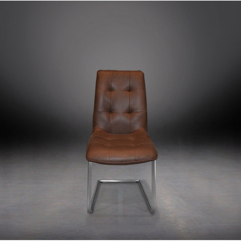 Chaise d’appoint Navi, Marron foncé