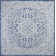 Moten Medallion Textured Weave Navy/Gray Indoor/Outdoor Rug