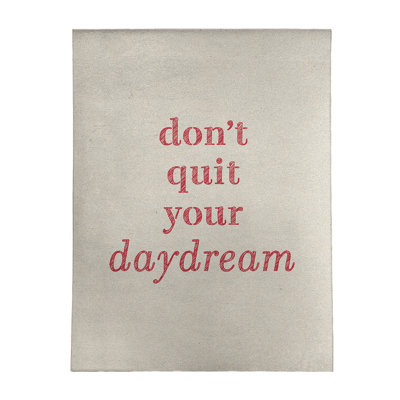 Quotes Chenille Indoor Rug