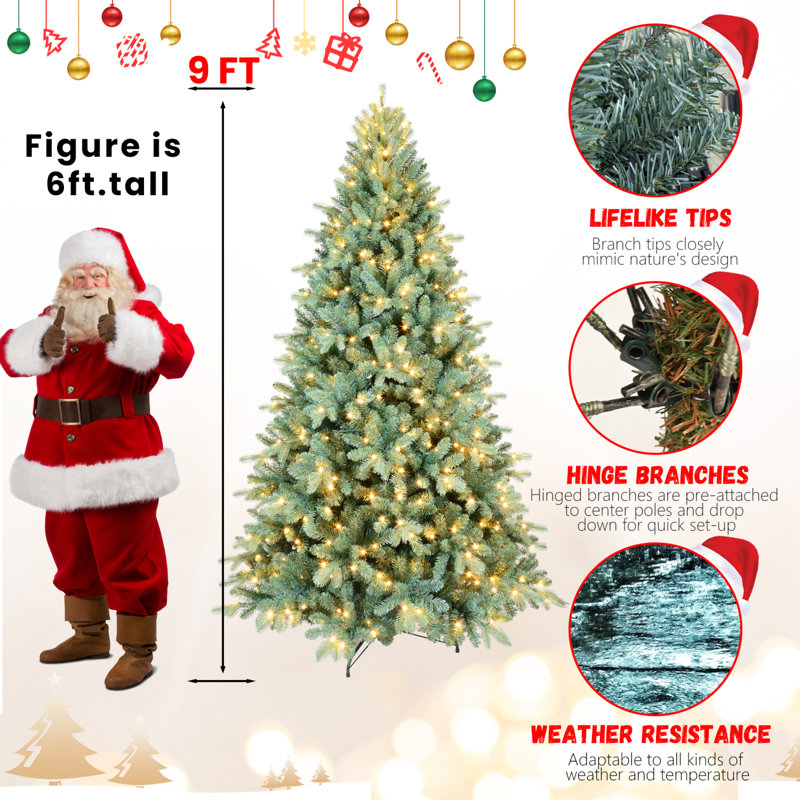 Quick Setup Christmas Tree Pvc Modern Home Decor