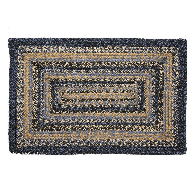 Tapis en coton Brygin, Rectangle 8 pi x 10 pi