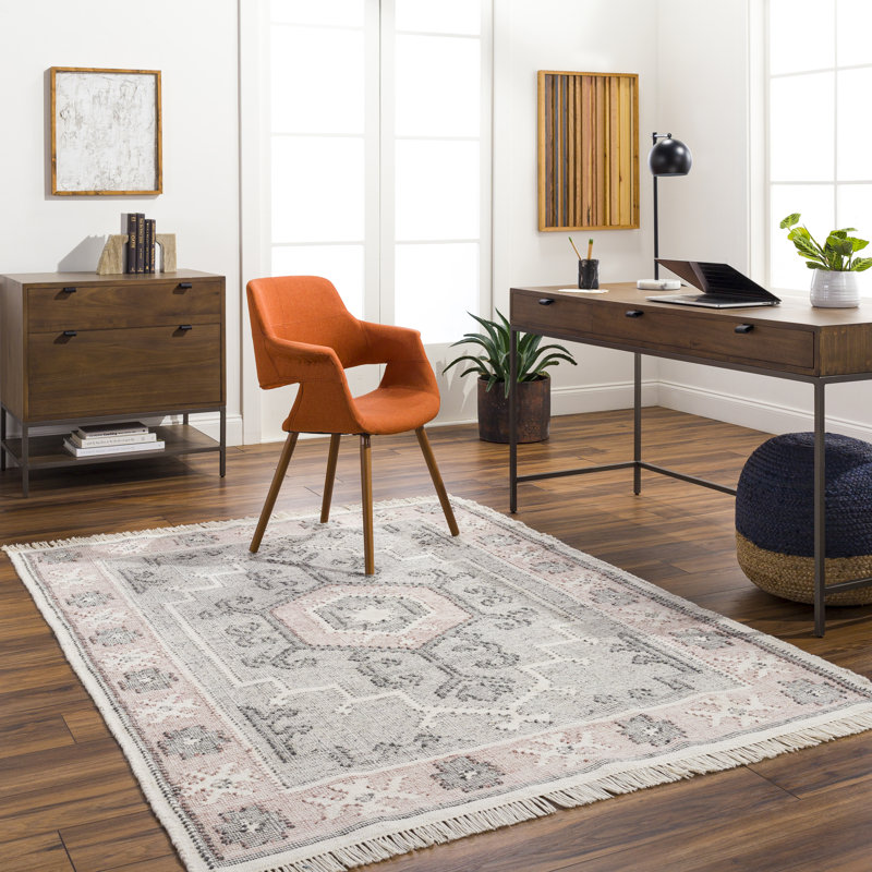 Bursa Southwestern Area Rug in Cream, Rectangle 2' x 3'