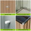 Grande remise extérieure en métal avec porte verrouillable à structure solide pour le rangement des outils de jardin et de jardin-124513319-124513320