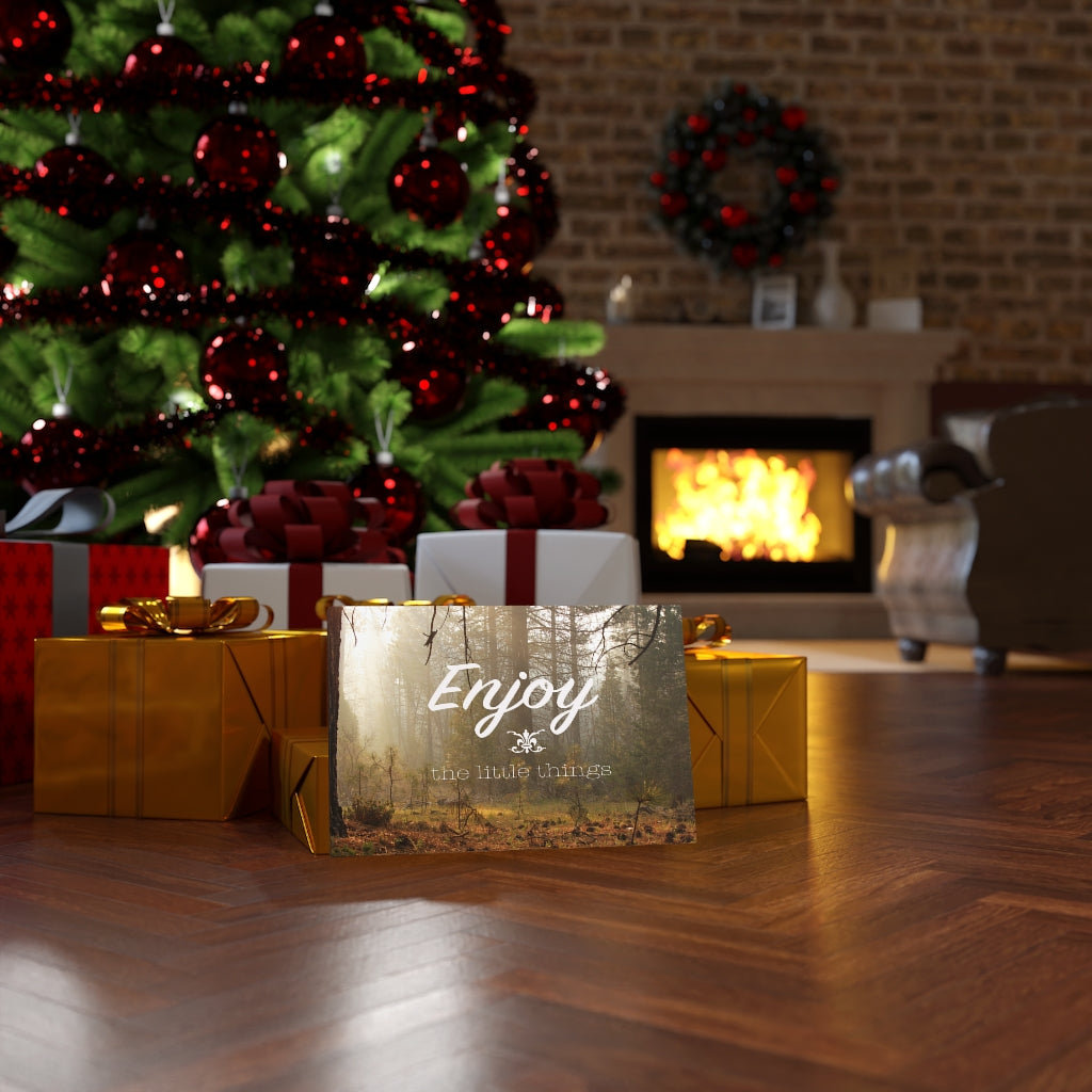 Enjoy The Little Things - Wrapped Canvas Print