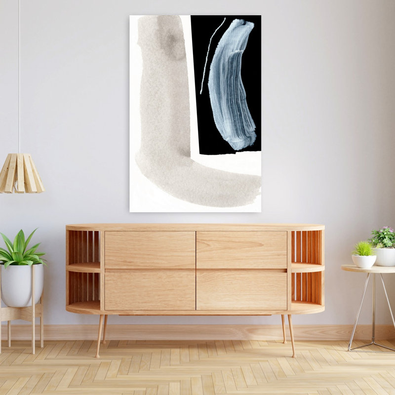 Art contemporain contemporain abstrait, H 48 po x l 32 po