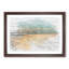 The Dead Sea in Israel in Abstract - Picture Frame Graphic Art Print-55737241-55737243