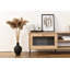 Meuble télé de style industriel, finition chêne, 70,9 po x 21,7 po x 15,7 po | Panneau de particules 100% enduit, pieds en métal et housse | Parfait pour les salons modernes, design durable et élégant pour les espaces de divertissement
