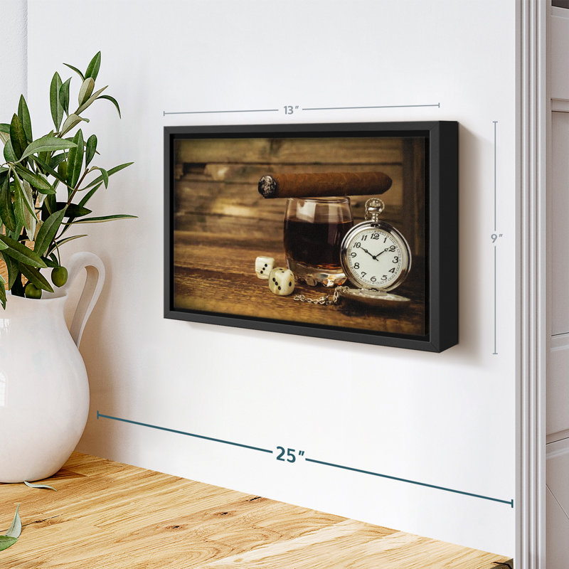 " Late Night Drinks Canvas Print ", 9" H x 13" W