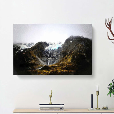 Hooker Lake In New Zealand - Wrapped Canvas Painting